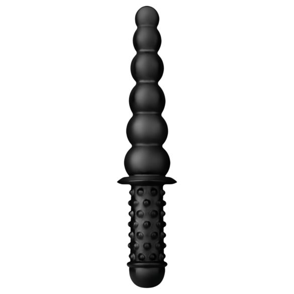 BUTTR Akimbo - divpusējs anālais dildo (melns)