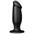 BUTTR anālais dildo ar piesūcekni melns