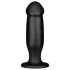 BUTTR anālais dildo ar piesūcekni melns