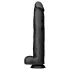 BUTTR reālistisks milzu dildo 43 cm melns