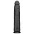 BUTTR Mega Dingo - milzīgs dabisks dildo - 43 cm (melns)