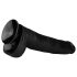 BUTTR Mega Dingo - milzīgs dabisks dildo - 43 cm (melns)