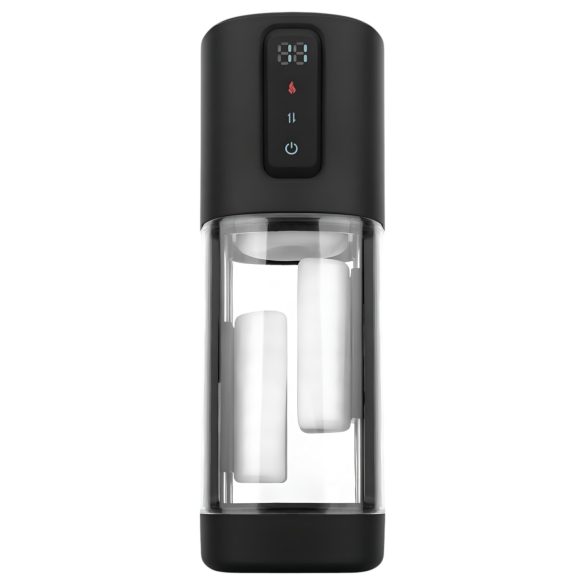 CRUIZR CX11 - sildošs, saspiežošs masturbators (melns)