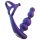 Hueman Zvaigžņotais Spēks - anālais vibrators un dzimumlocekļa gredzens (violets)