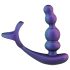 Hueman Zvaigžņotais Spēks - anālais vibrators un dzimumlocekļa gredzens (violets)