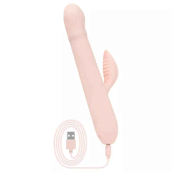 Good Vibes Only Shai - vibrators ar klitora stimulatoru, rozā