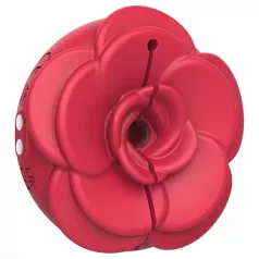 Teazers Rose - vibrējošas krūšu galu spailes sarkanas