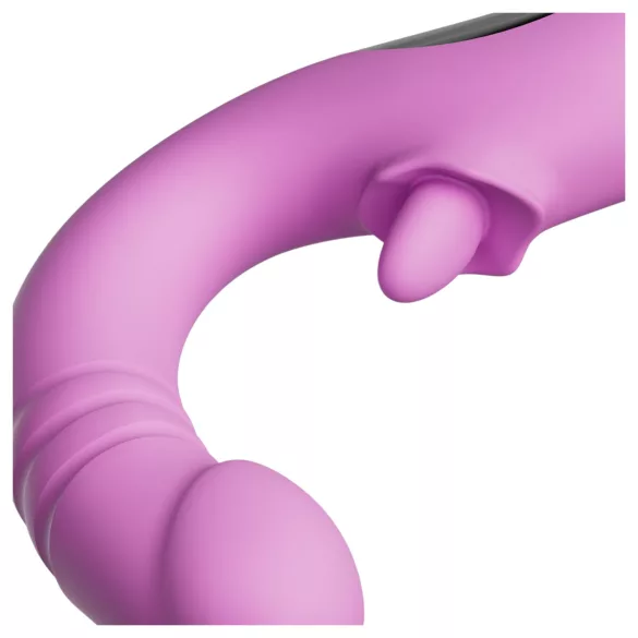 Good Vibes Only - klitora stimulējošs stūmējvibrators (rozā)