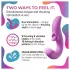 Good Vibes Only - klitora stimulējošs stūmējvibrators (rozā)