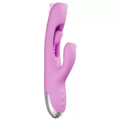   Good Vibes Only - klitora vibrators ar kustīgu pirkstu (violets)