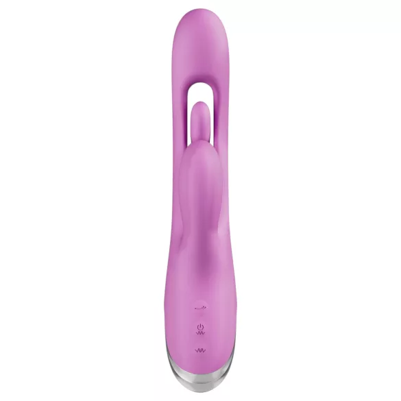Good Vibes Only - klitora vibrators ar kustīgu pirkstu (violets)