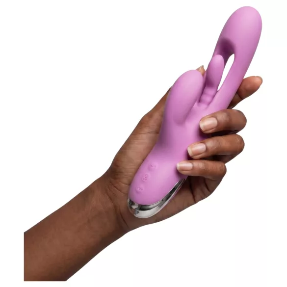 Good Vibes Only - klitora vibrators ar kustīgu pirkstu (violets)