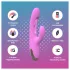 Good Vibes Only - klitora vibrators ar kustīgu pirkstu (violets)