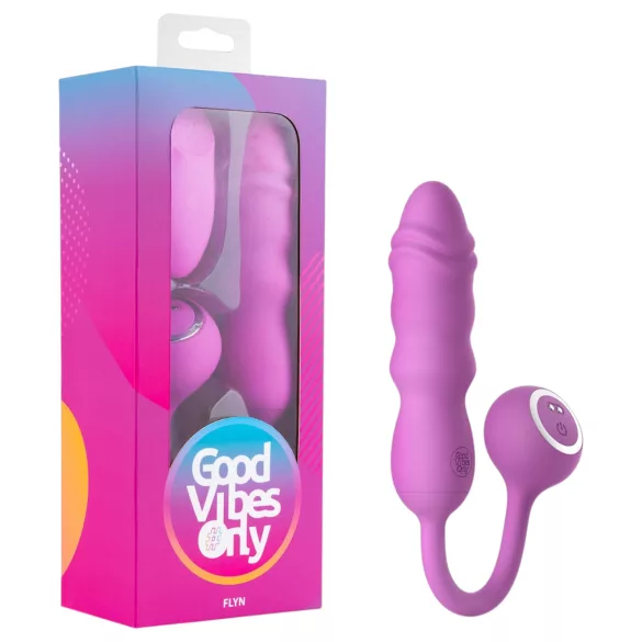 Good Vibes Only - vibrējošs olu formas vibrators ar tālvadības pulti (rozā)