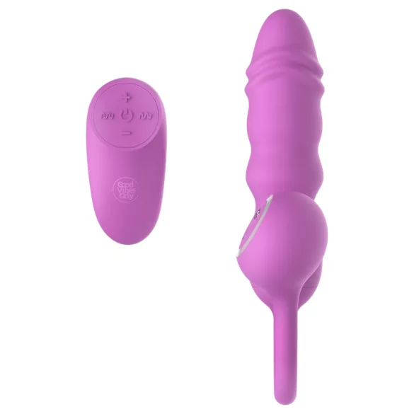 Good Vibes Only - vibrējošs olu formas vibrators ar tālvadības pulti (rozā)
