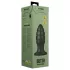 BUTTR Aftershock - liels anālais plugs (melns) - 23 cm