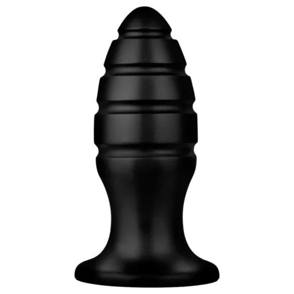 BUTTR Aftershock - liels anālais plugs (melns) - 23 cm
