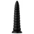 BUTTR Caterpiller - milzu anālais plugs (melns) - 29 cm