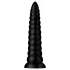 BUTTR Caterpiller - milzu anālais plugs (melns) - 29 cm