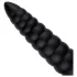 BUTTR Caterpiller - milzu anālais plugs (melns) - 29 cm