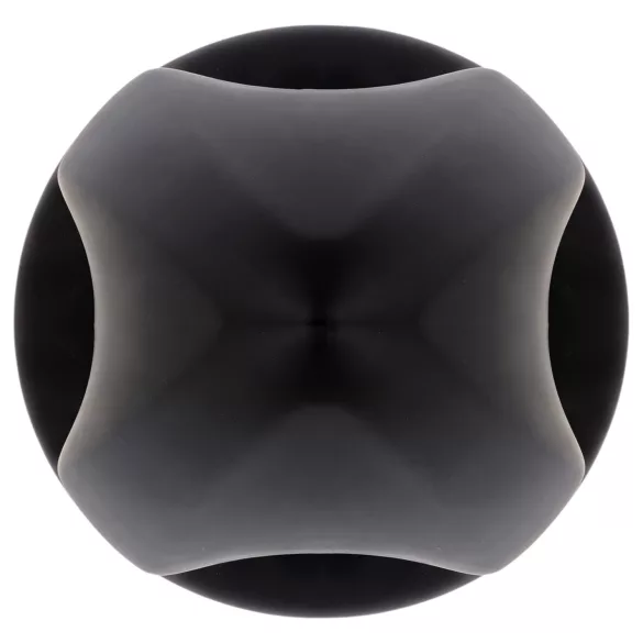BUTTR Huge Explosive II - milzu anālais plugs (melns) - 29 cm