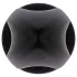 BUTTR Huge Explosive II - milzu anālais plugs (melns) - 29 cm