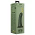 BUTTR Double Ribbed - milzu rievots anālais plugs (melns) - 26 cm