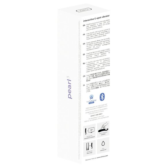 Kiiroo Pearl 3 - interaktīvais G-punkta vibrators violetā krāsā