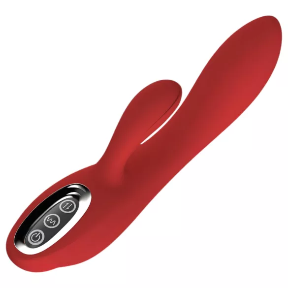 Red Revolution Sofia - uzlādējams vibrators ar klitora stimulatoru sarkans