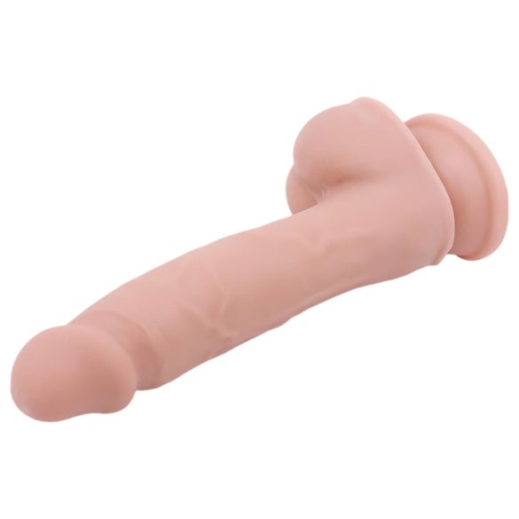 Mr. Dixx dildo ar piesūcekni un sēkliniekiem, dabisks, 19,5 cm