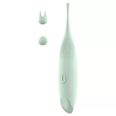 Glam - punktveida klitora vibrators (zaļš)