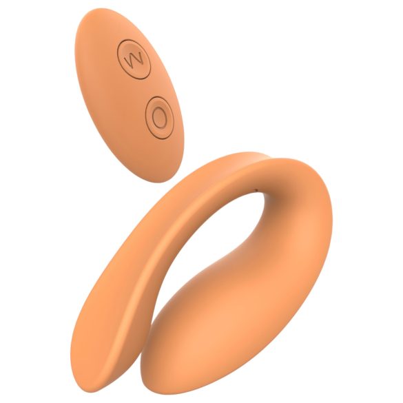 Glam - akumulatora pāra vibrators (oranžs)
