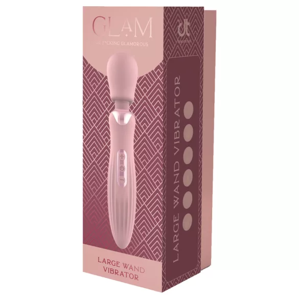 Glam - liels vanda vibrators (rozā)