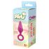 Flirts Pull Plug - mazs anālais plug (rozā)