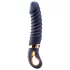 Goddess - apsildāms rievots vibrators (tumši zils)