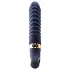 Goddess - apsildāms rievots vibrators (tumši zils)