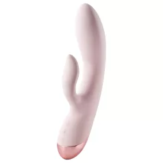   Vivre Coco - uzlādējams vibrators ar klitora stimulatoru rozā