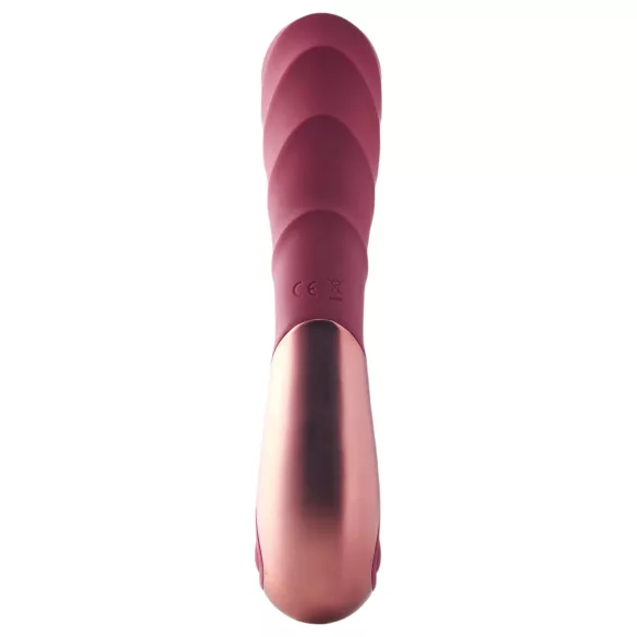 Dinky Jimmy K. Duo - vibrators ar klitora stimulatoru uzlādējams sarkans