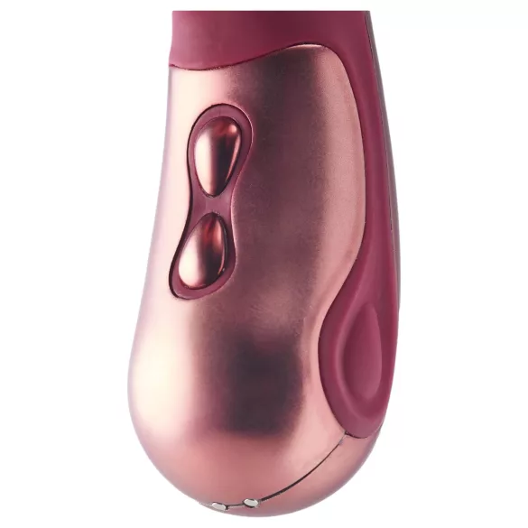 Dinky Jimmy K. Duo - vibrators ar klitora stimulatoru uzlādējams sarkans