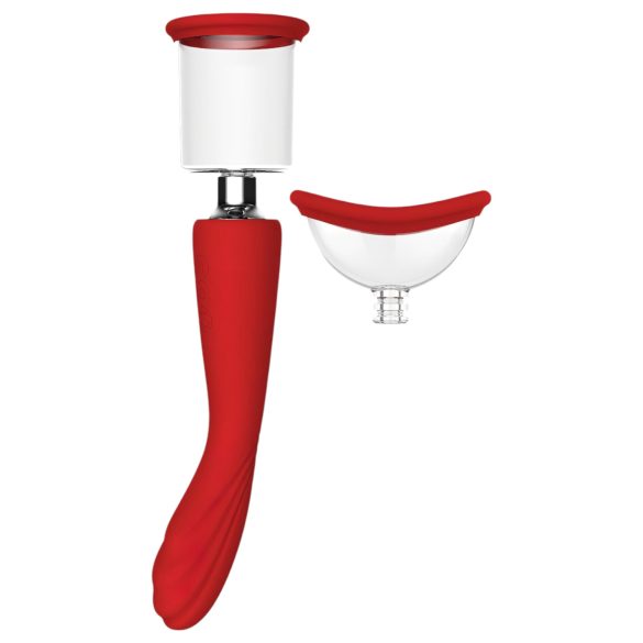 Sarkanā Revolūcija Georgia - G-punkta vibrators un kaunuma pumpis (sarkans)