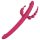 Dreamtoys Anywhere Vibe - uzlādējams, 4 ceļu vibrators (rozā)