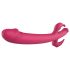 Dreamtoys vibrators ar 4 galiem, uzlādējams, rozā