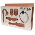 Blaze Elite - BDSM komplekts - 5 daļas (konjaks)