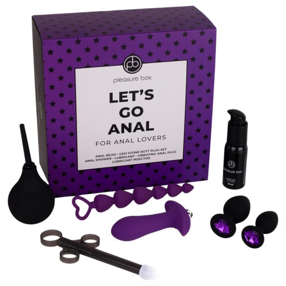 Bauda Kastīte Let's Go Anal - pilns anālais komplekts - 7 daļīgs