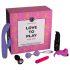 Baudas komplekts "Spēles prieks" - 6 daļu vibratoru komplekts (rozā-violets)