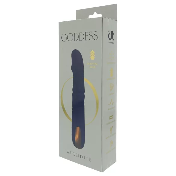 Goddess - bīdāms rotējošs lodīšu vibrators (tumši zils)