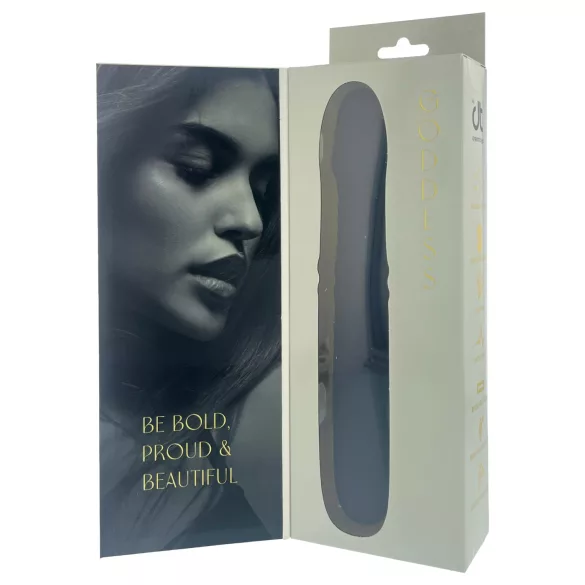 Goddess - bīdāms rotējošs lodīšu vibrators (tumši zils)