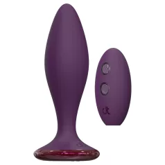 Glam - anālais vibrators ar tālvadības pulti (violets)