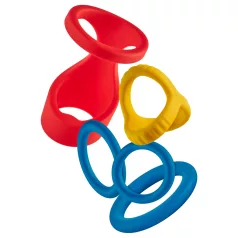   Dreamtoys Love Signal - dzimumlocekļa gredzenu komplekts (daudzkrāsains)