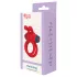 Dreamtoys Love Signal - vibrējošs dzimumlocekļa gredzens (sarkans)